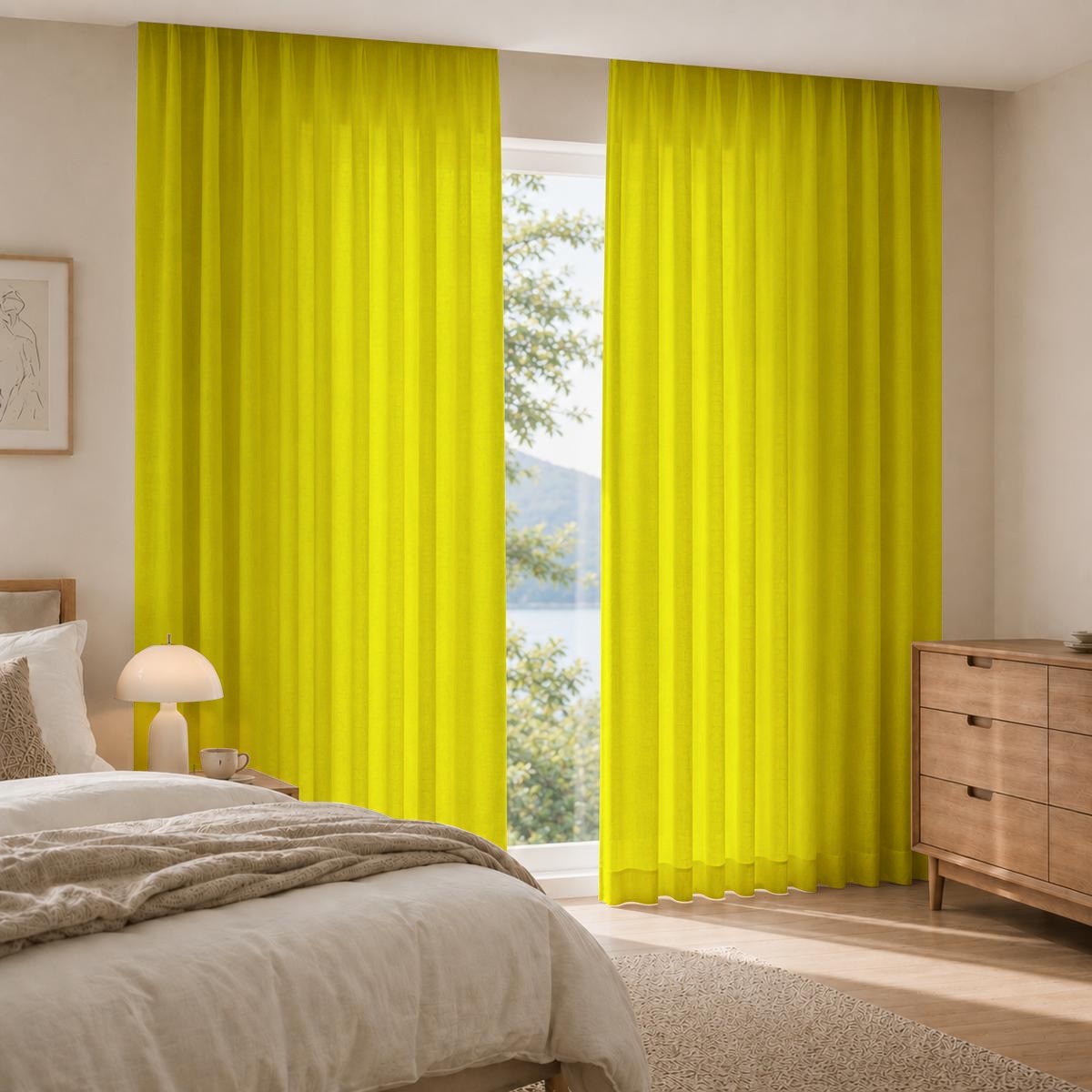 Square Blackout Curtains with Hooks
