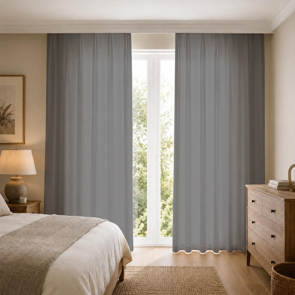 Square Blackout Curtains with Hooks