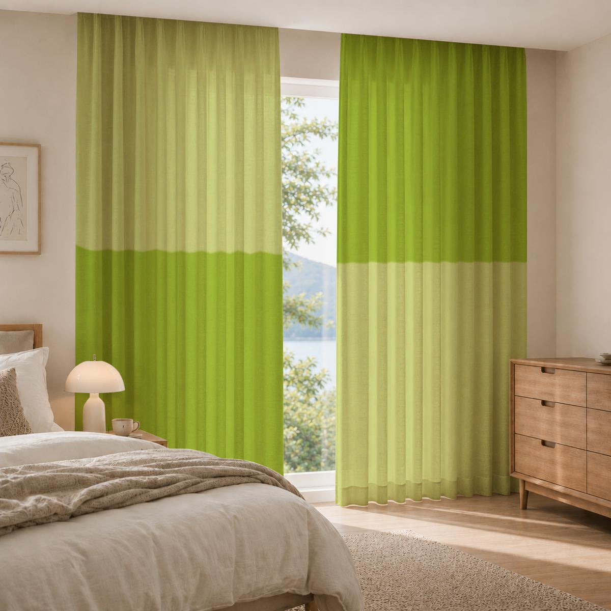 Square Blackout Curtains with Hooks