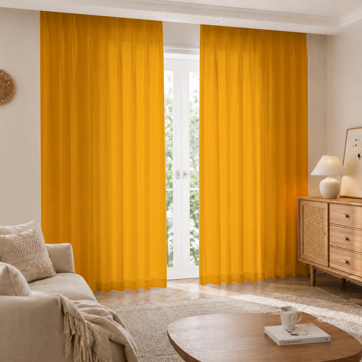 Square Blackout Curtains with Hooks