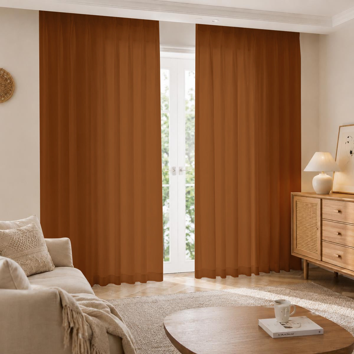 Square Blackout Curtains with Hooks