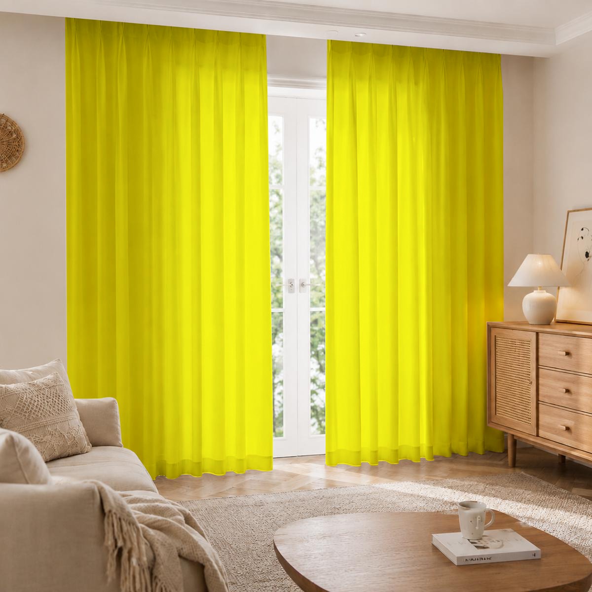 Square Blackout Curtains with Hooks